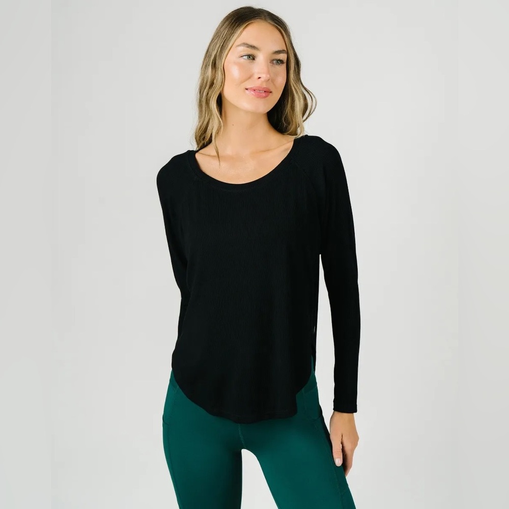 Ziya Active Black Delphine Long-sleeve T